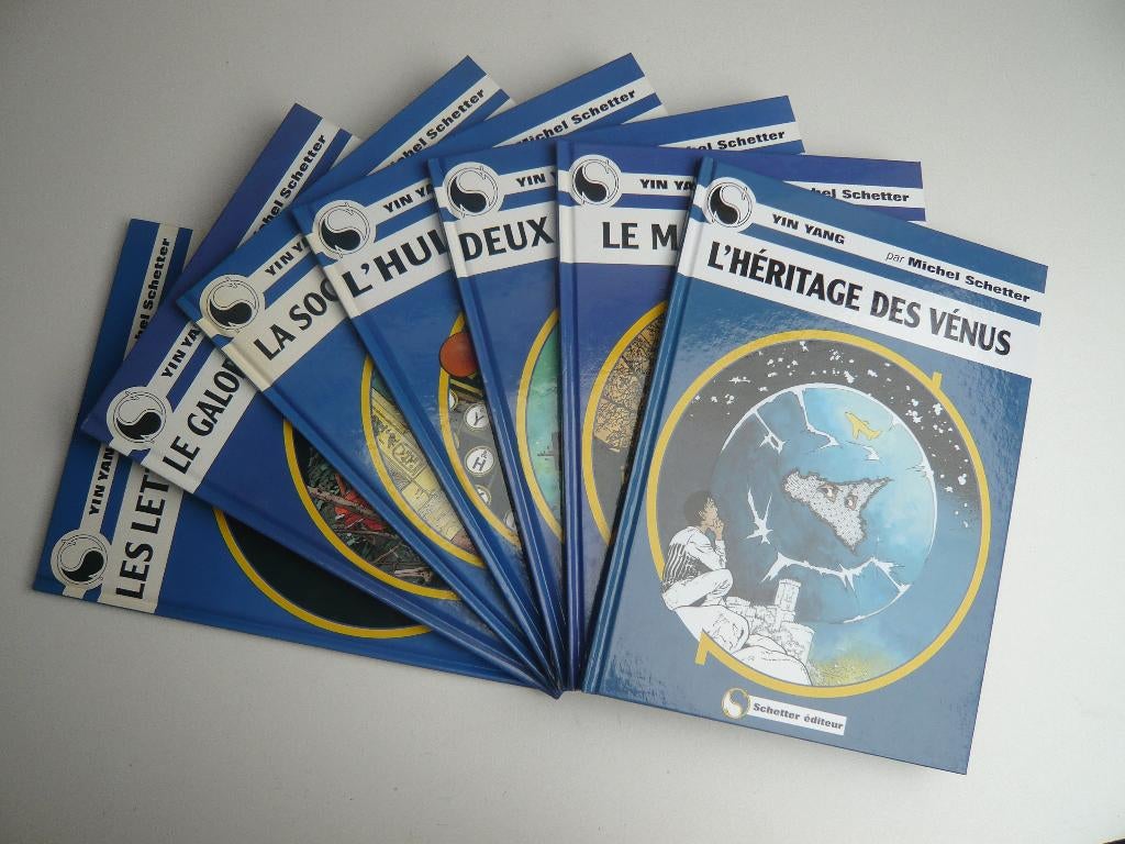 Bd YIN YANG tomes 1 à 7 (EO ttbe) de SCHETTER avec dédicace, Livres, BD, Utilisé, Série complète ou Série, Enlèvement ou Envoi