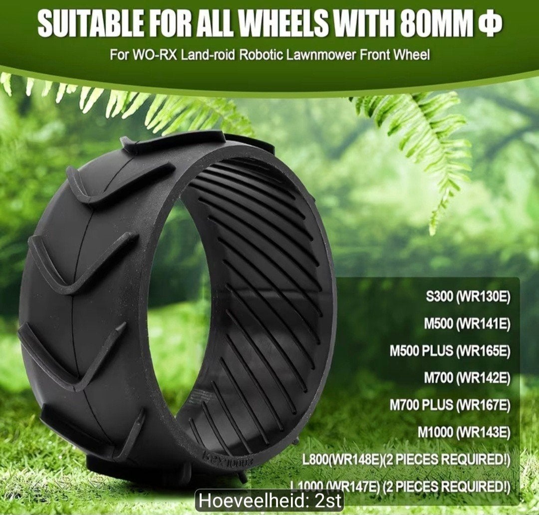 Robot maaier voorwiel cover voor extra grip, Tuin en Terras, Robotmaaiers, Ophalen of Verzenden, Nieuw