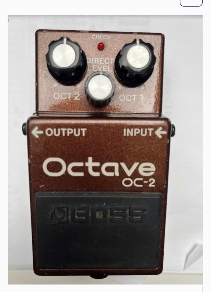 Boss OC-2 Octave Taiwan, Muziek en Instrumenten, Effecten, Ophalen, Gebruikt, Overige typen