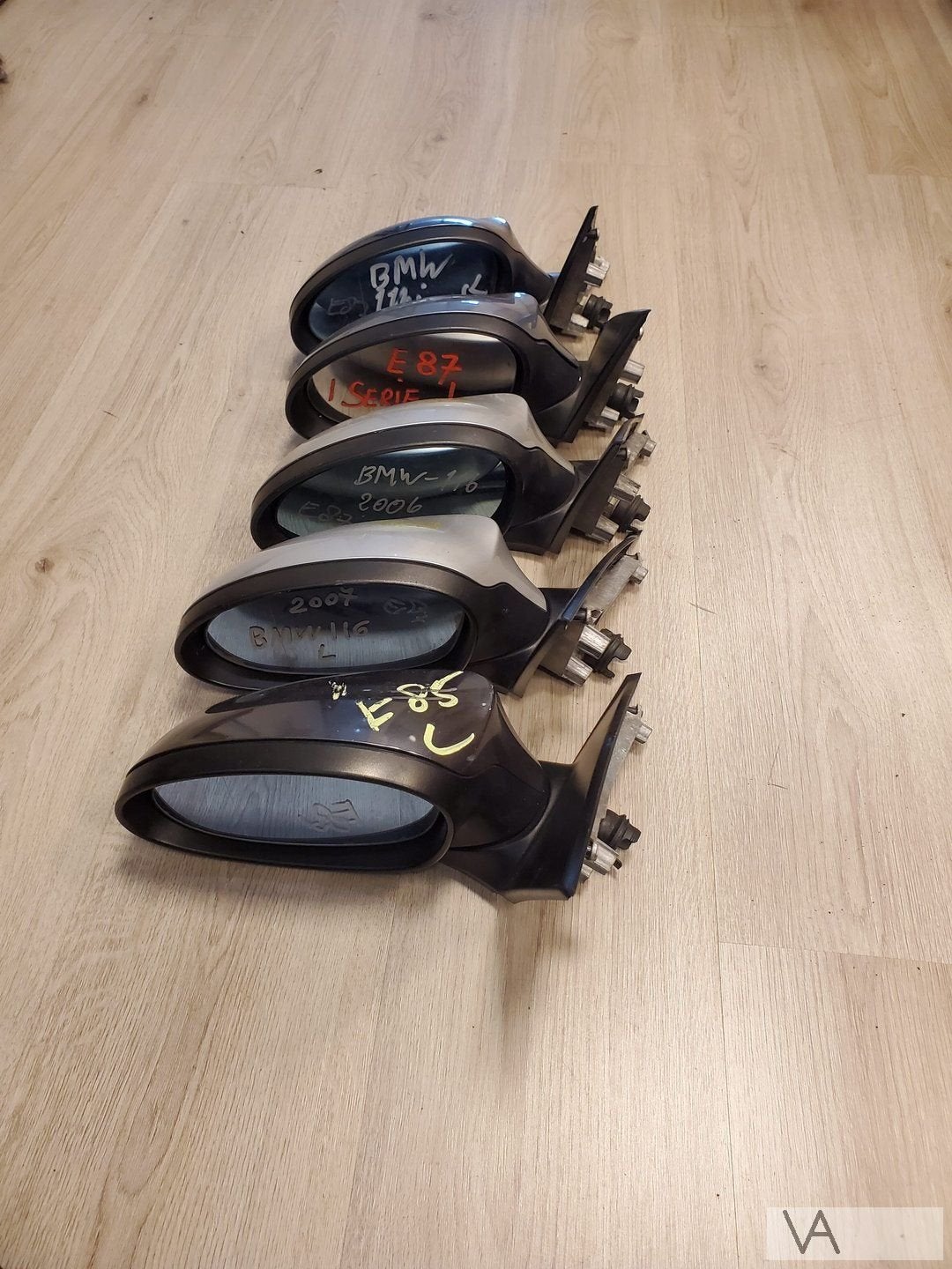 BMW 1 serie E87 2004 - 2009 buiten spiegel links €30 5 deurs, -, Utilisé, -, Enlèvement ou Envoi