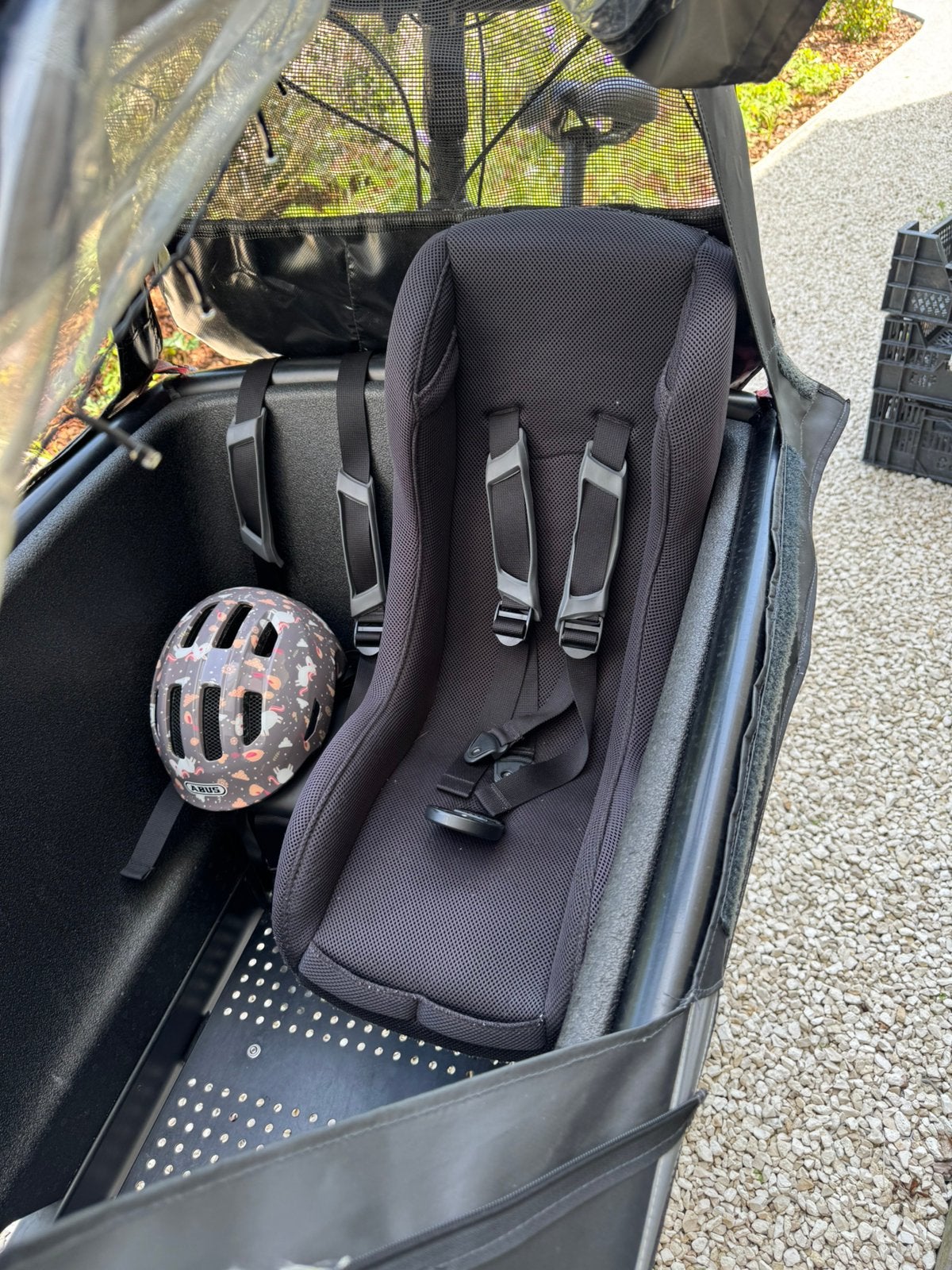 Peuterstoel bakfiets, Ophalen, Zo goed als nieuw