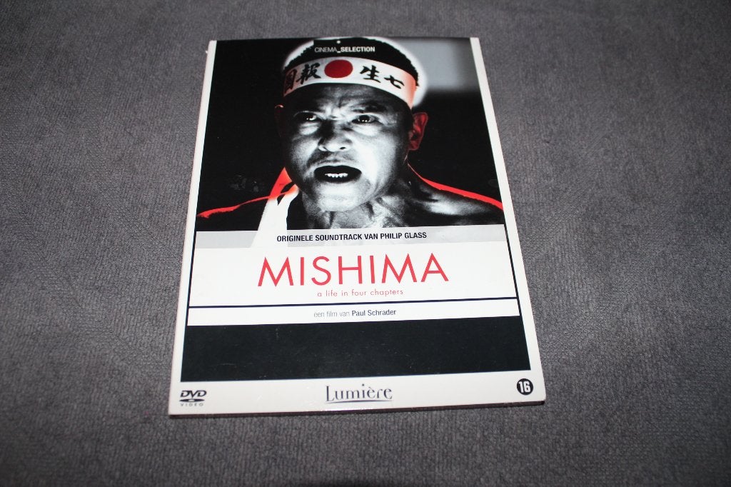 DVD Mishima A Life in Four Chapters, Cd's en Dvd's, Dvd's | Drama, Vanaf 16 jaar, Waargebeurd drama, Nederlands, Ophalen of Verzenden