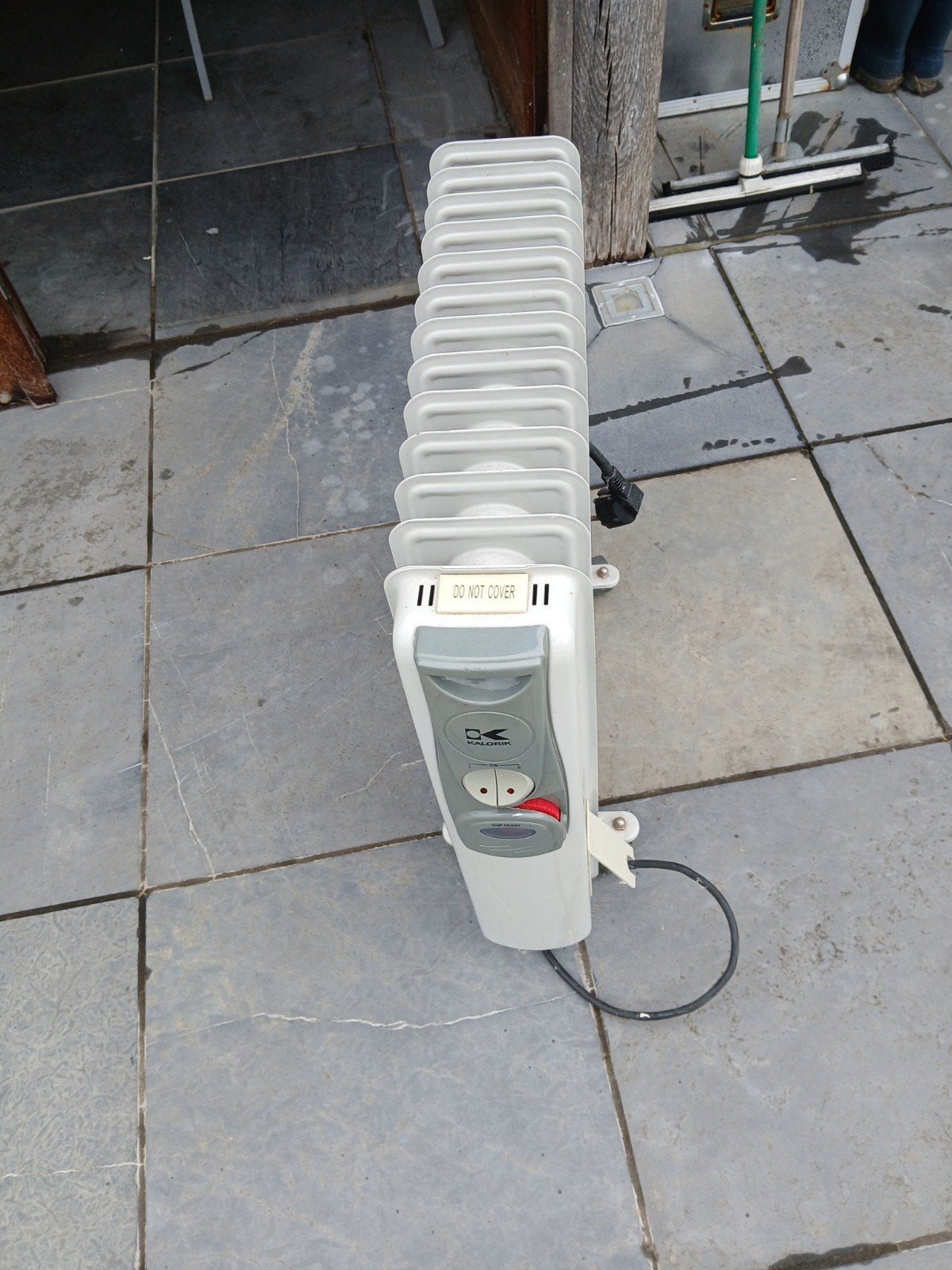 elektrische  verwarming, Ophalen