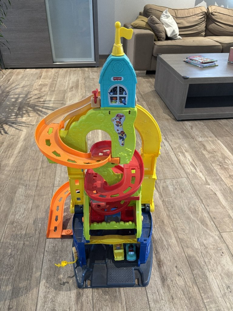 Speeltoren met 2 voertuigen, Kinderen en Baby's, Speelgoed |Speelgoedvoertuigen, Ophalen, Gebruikt