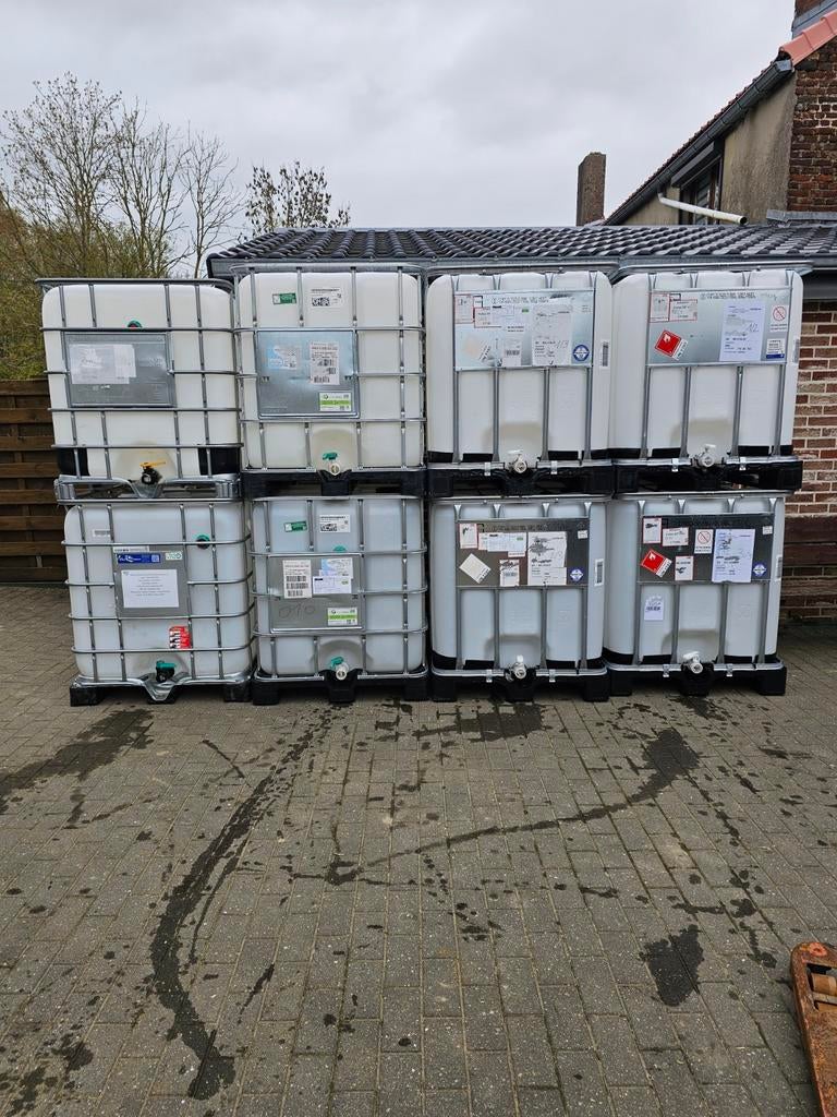 Cuve ibc 1000L alimentaire pret a l emploi, Jardin & Terrasse, Barils de pluie, Enlèvement