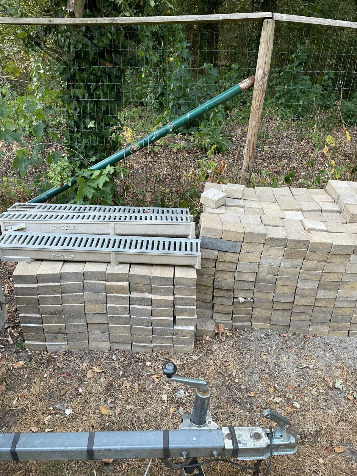 Tuin klinkers +3 afvoergoten, Ophalen, Zo goed als nieuw
