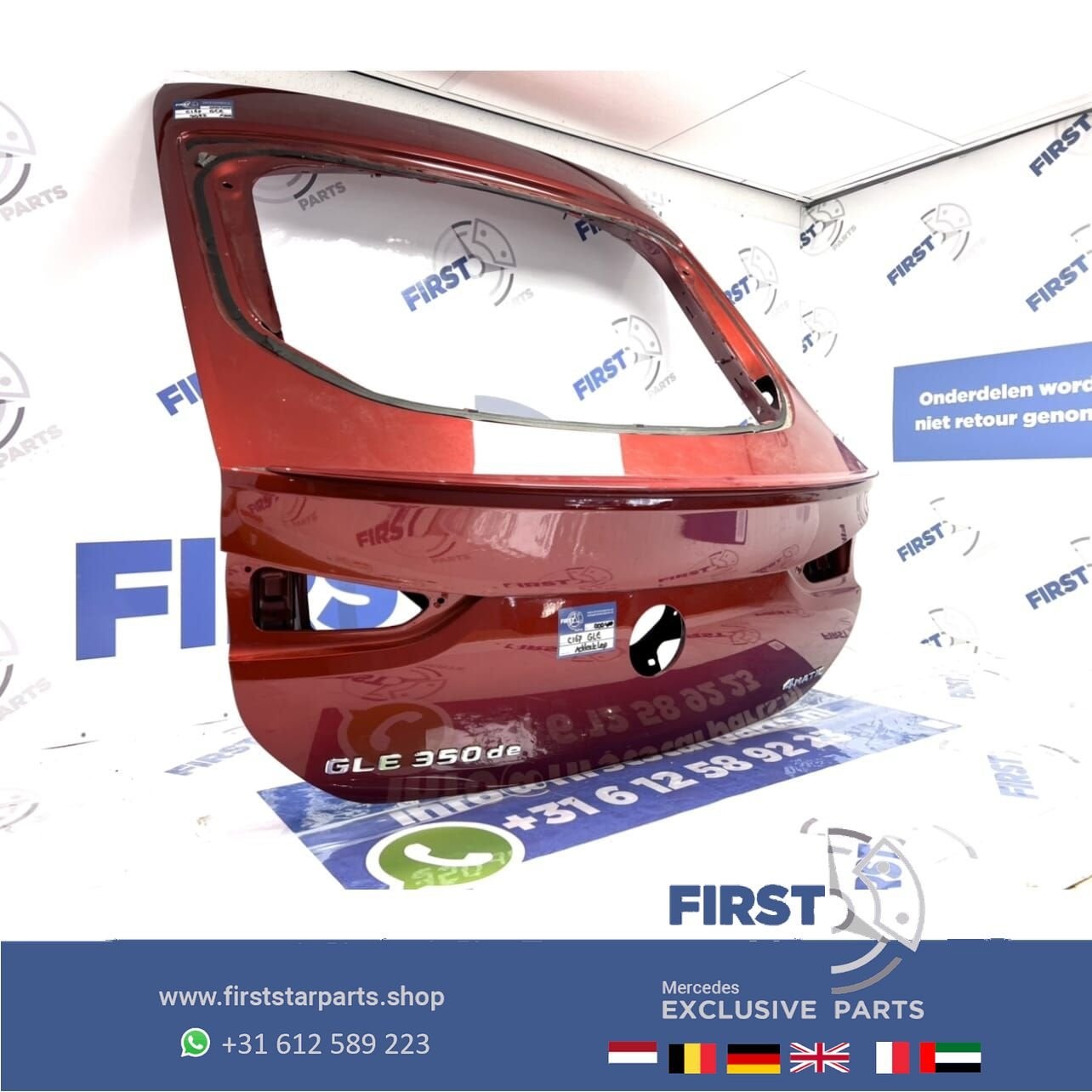 W167 C167 GLE COUPÉ ACHTERKLEP ZWART WIT GRIJS ROOD originee, Arrière, Haillon arrière, Utilisé, -