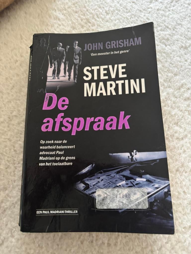 Steve Martini - De afspraak, Ophalen of Verzenden, Steve Martini