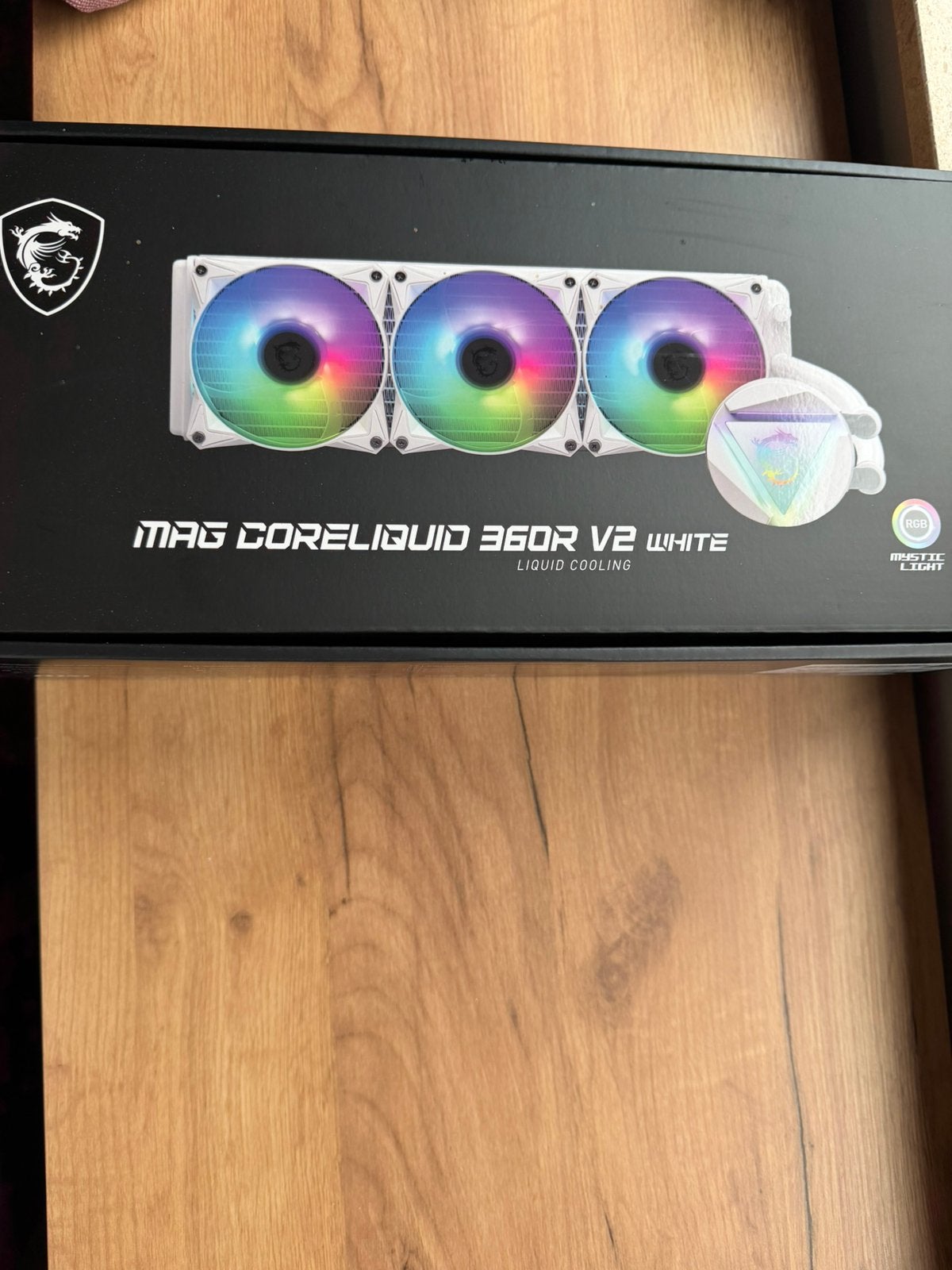 Watercooling MSI mag CoreLiquid 360R v2 blanc, Computers en Software, Ophalen, Zo goed als nieuw