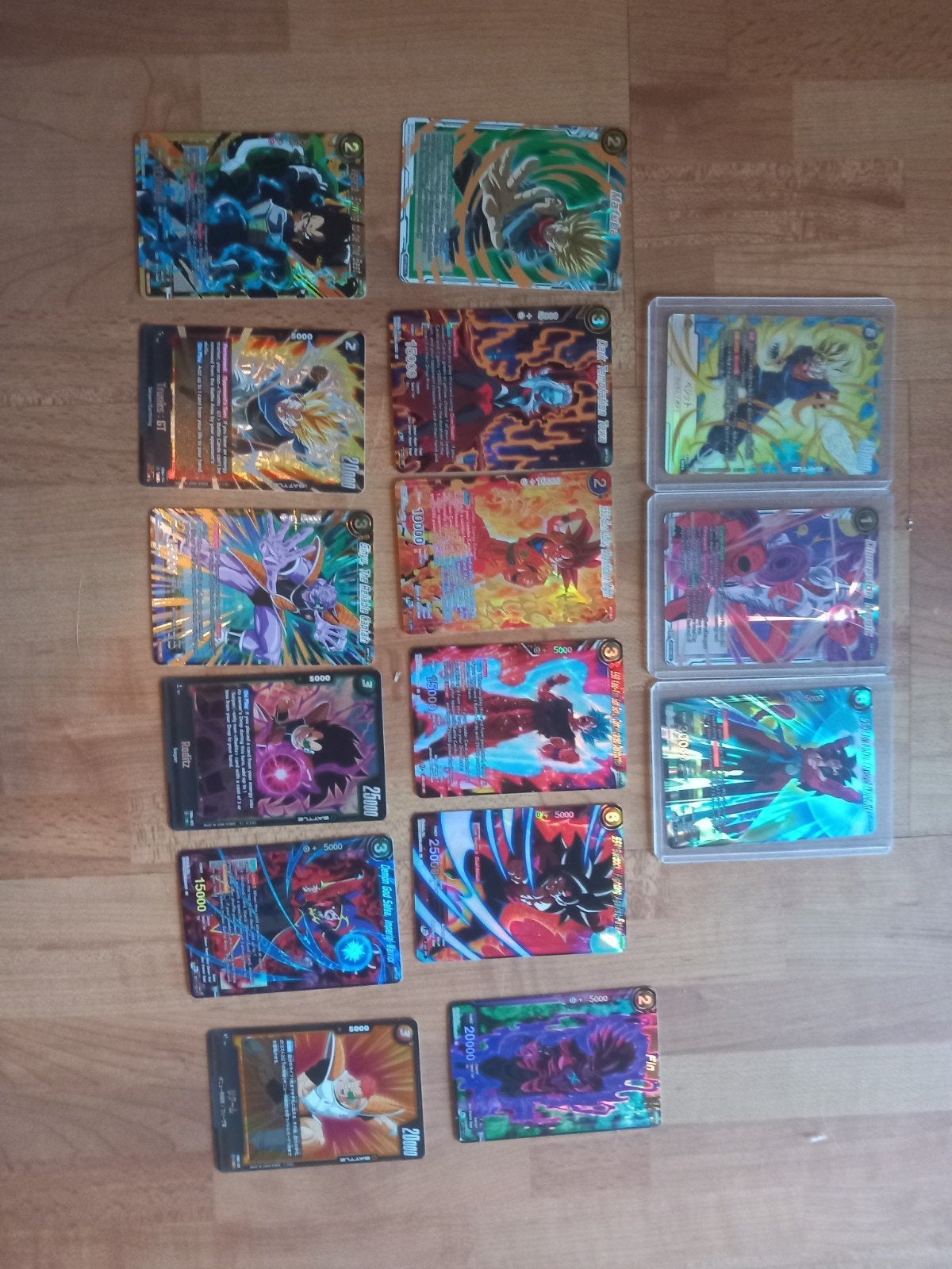 Dragon ball z special kaarten, Ophalen