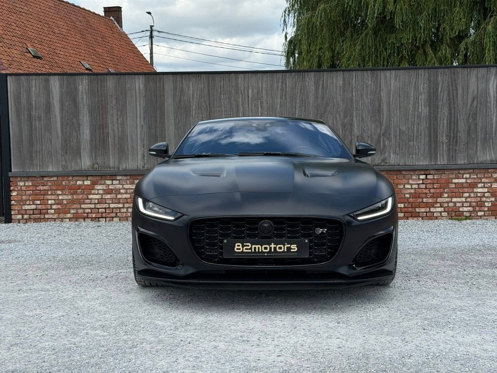 jaguar f-type R p575 AWD/svo/ppf/pano/spoiler/meridian/5.0V8, Auto's, Jaguar, Automaat, Zwart, Leder, Bedrijf