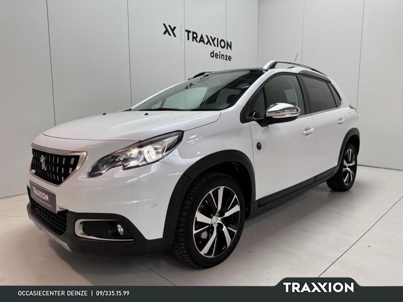 Peugeot 2008 1.2i Crossway AUTOM. *TOPSTAAT* GPS|PANO|PDC|AI, Auto's, Peugeot, Automaat, 110 g/km, Wit, 5 deurs