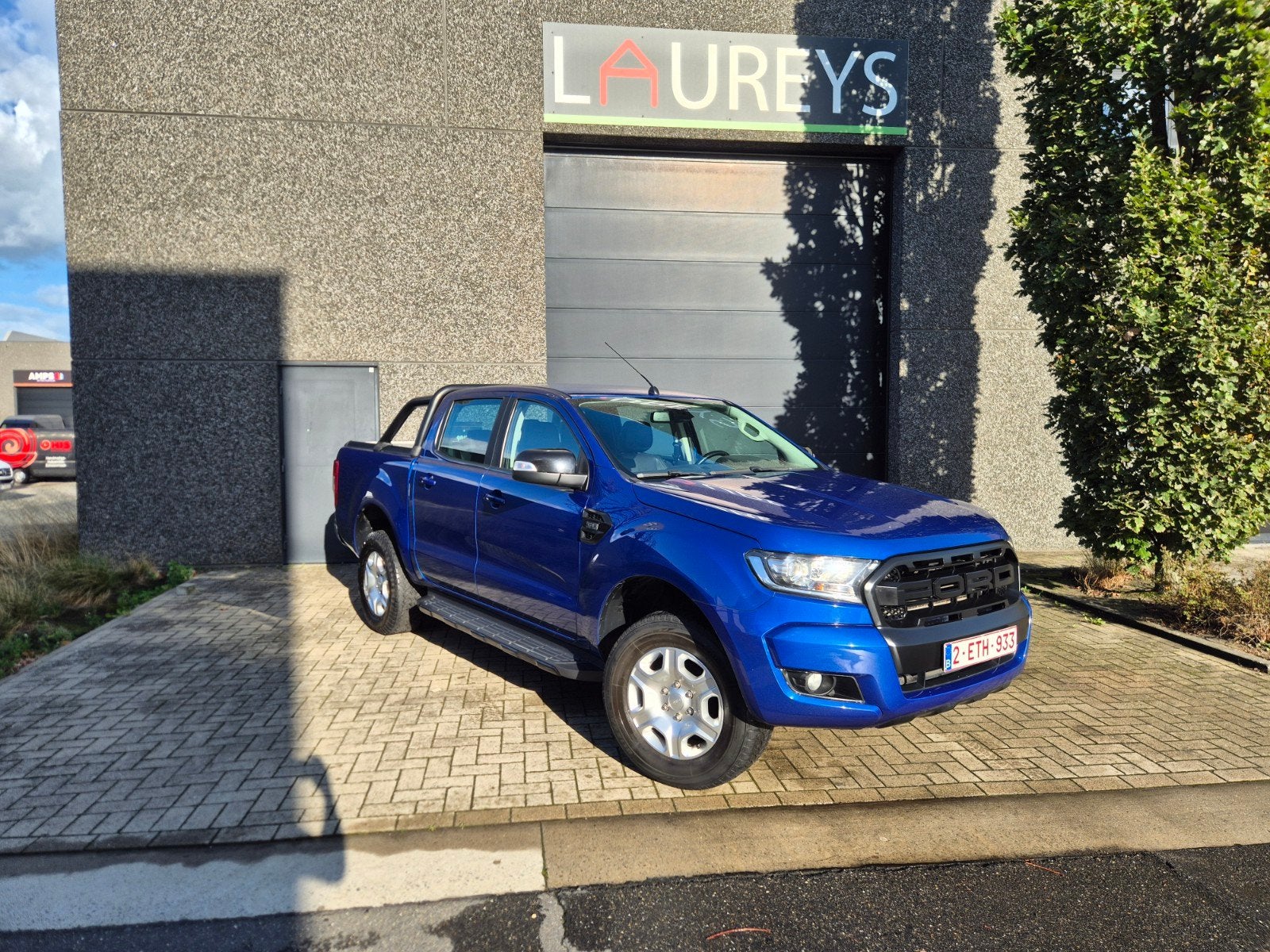 Ford Ranger 3.2tdci Limited, Auto's, Verwarmde buitenspiegels, Blauw, Vierwielaandrijving, Particulier