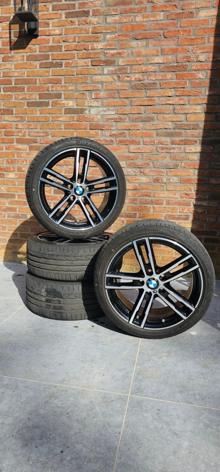 Originele BMW 719M bicolor velgen, Ophalen, 18 inch, Gebruikt, Band(en)
