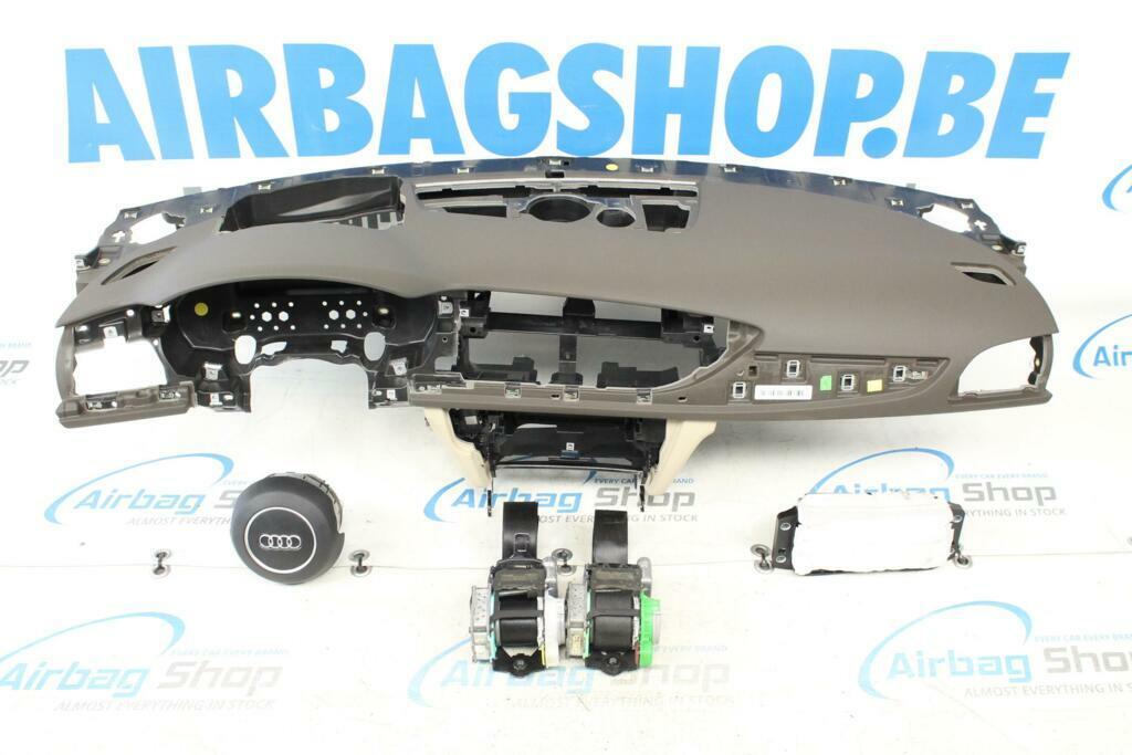 Airbag set – Dashboard bruin beige HUD Audi A6 4G, Gebruikt, Ophalen of Verzenden