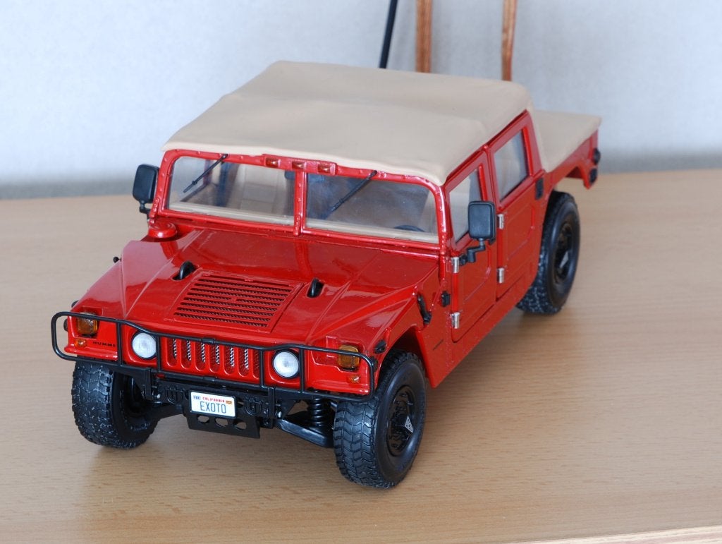 Exoto hummer thundertrac humvee 1:18, Hobby en Vrije tijd, Ophalen, Gebruikt, Auto, Overige merken