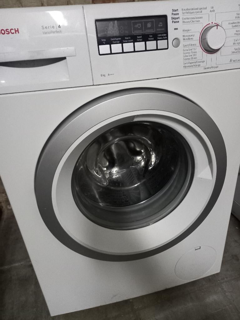 Machine à laver BOSCH 8kg A +++, Enlèvement, Comme neuf, Chargeur frontal