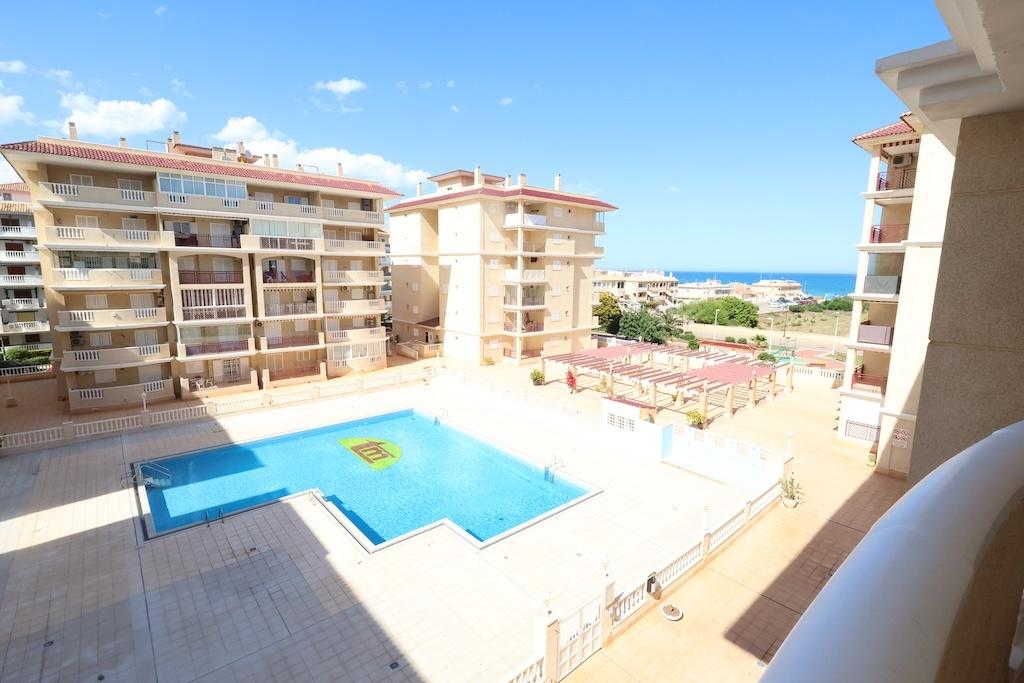 Superbe appartement vue mer à La Mata - Torrevieja, Immo, Village, Torrevieja, 2 pièces, Appartement