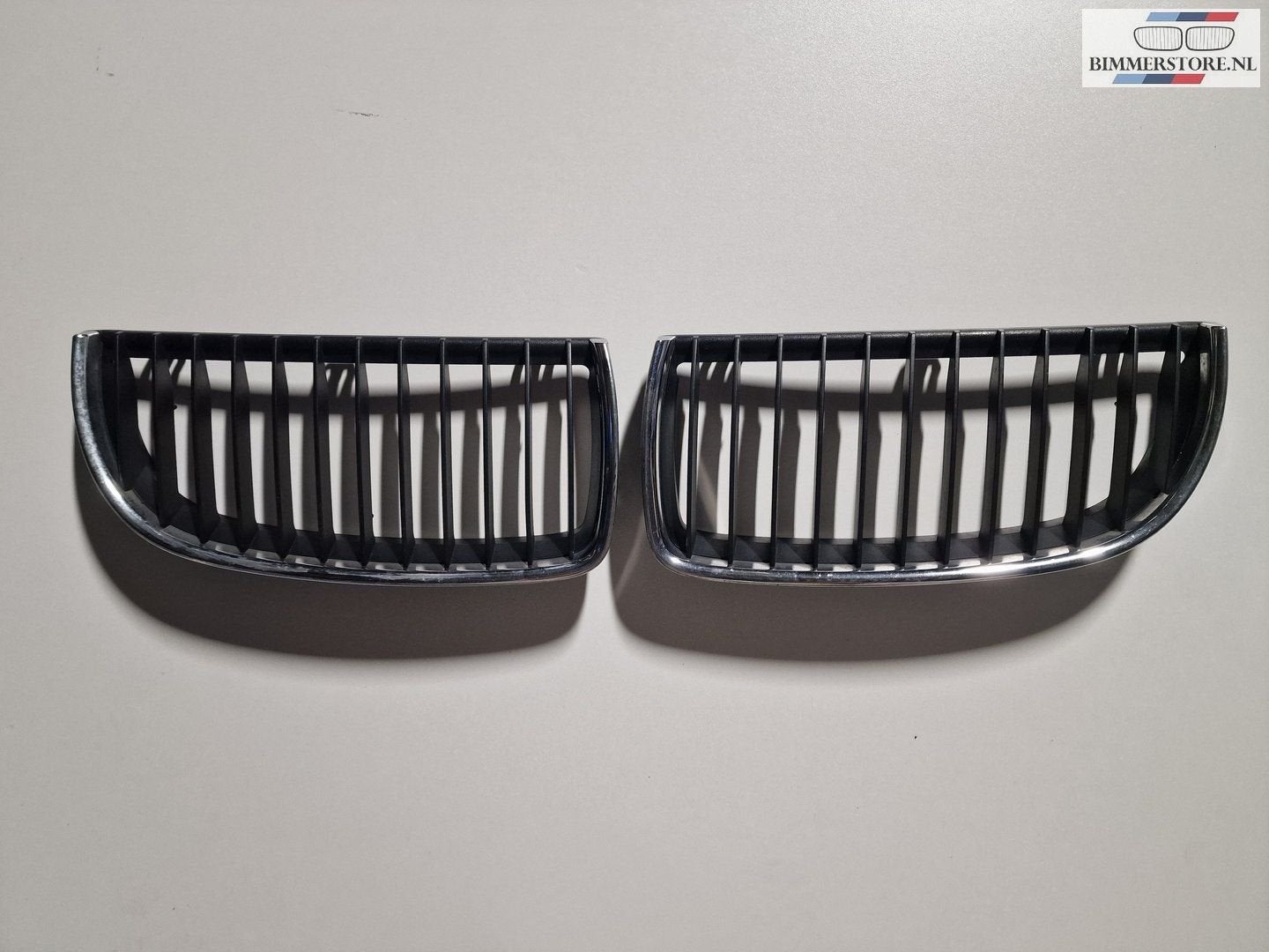 Grille chroom SET BMW 3 serie - gebruikt E90 E91 - 511371200, -, Utilisé, -, Enlèvement ou Envoi