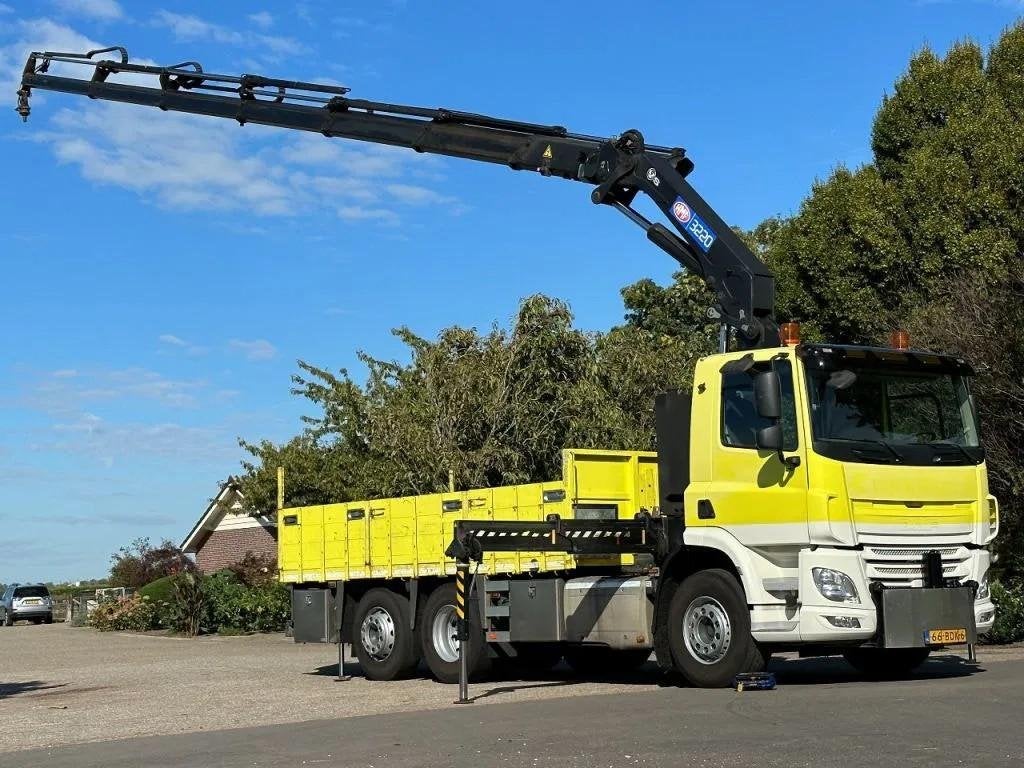 DAF CF 290 FAN !HMF 32TM RADIO REMOTE! FRONT STAMP! 209tkm!E, Auto's, Vrachtwagens, Automaat, Euro 6, Geel, Diesel