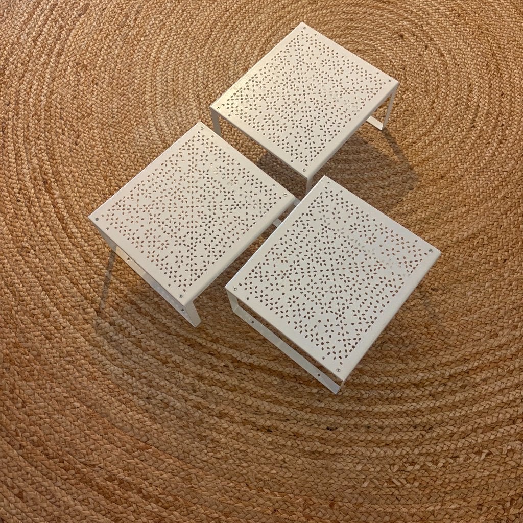 Lot de 5 demi-étagères IKEA blanches (4 petites + 1 grande), Moins de 25 cm, Moins de 100 cm, Comme neuf, Enlèvement
