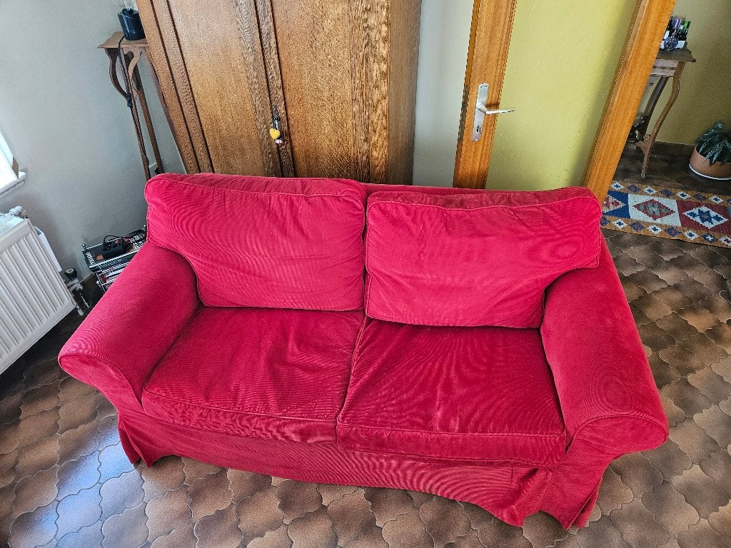 Canapé EKTORP Ikea, Maison & Meubles, 75 à 100 cm, Enlèvement, Utilisé, Deux personnes