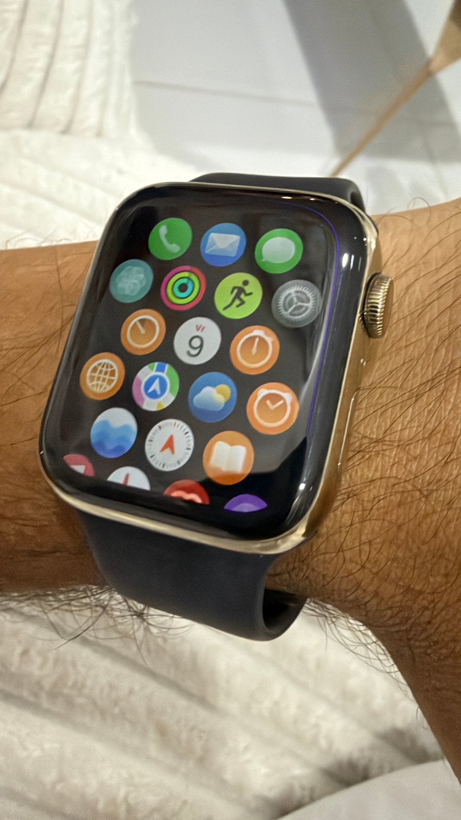apple watch serie 6 45mm stainless, Bijoux, Sacs & Beauté, Étanche, Jaune, IOS, Battement de coeur