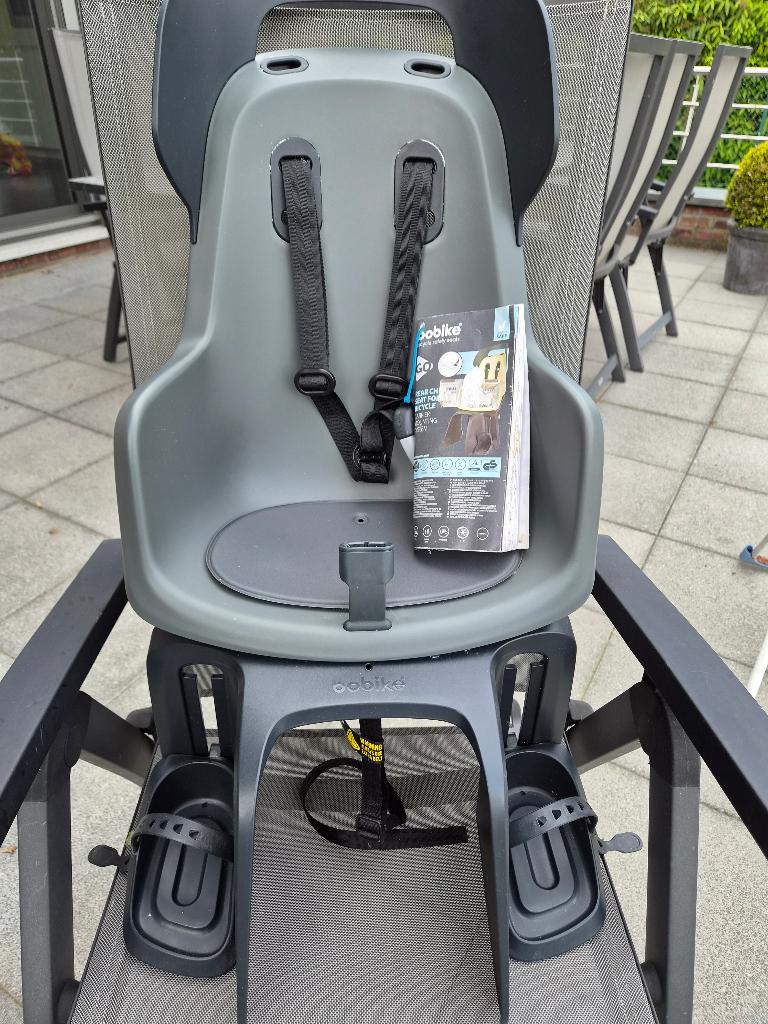 Fietstoeltje bobike, Ophalen, Achterzitje, Voetsteuntjes, Nieuw