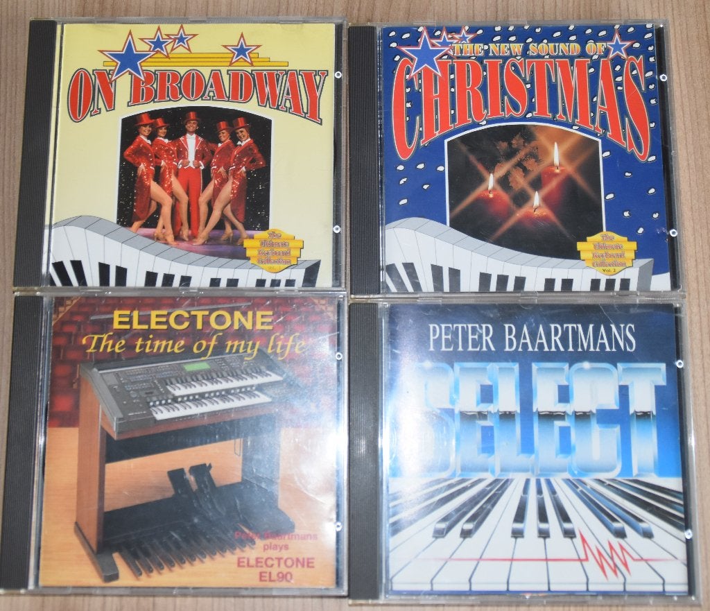 4 gesigneerde CD's van Peter Baartmans (1960-2024), Ophalen, Gesigneerd, Overige typen, Zo goed als nieuw