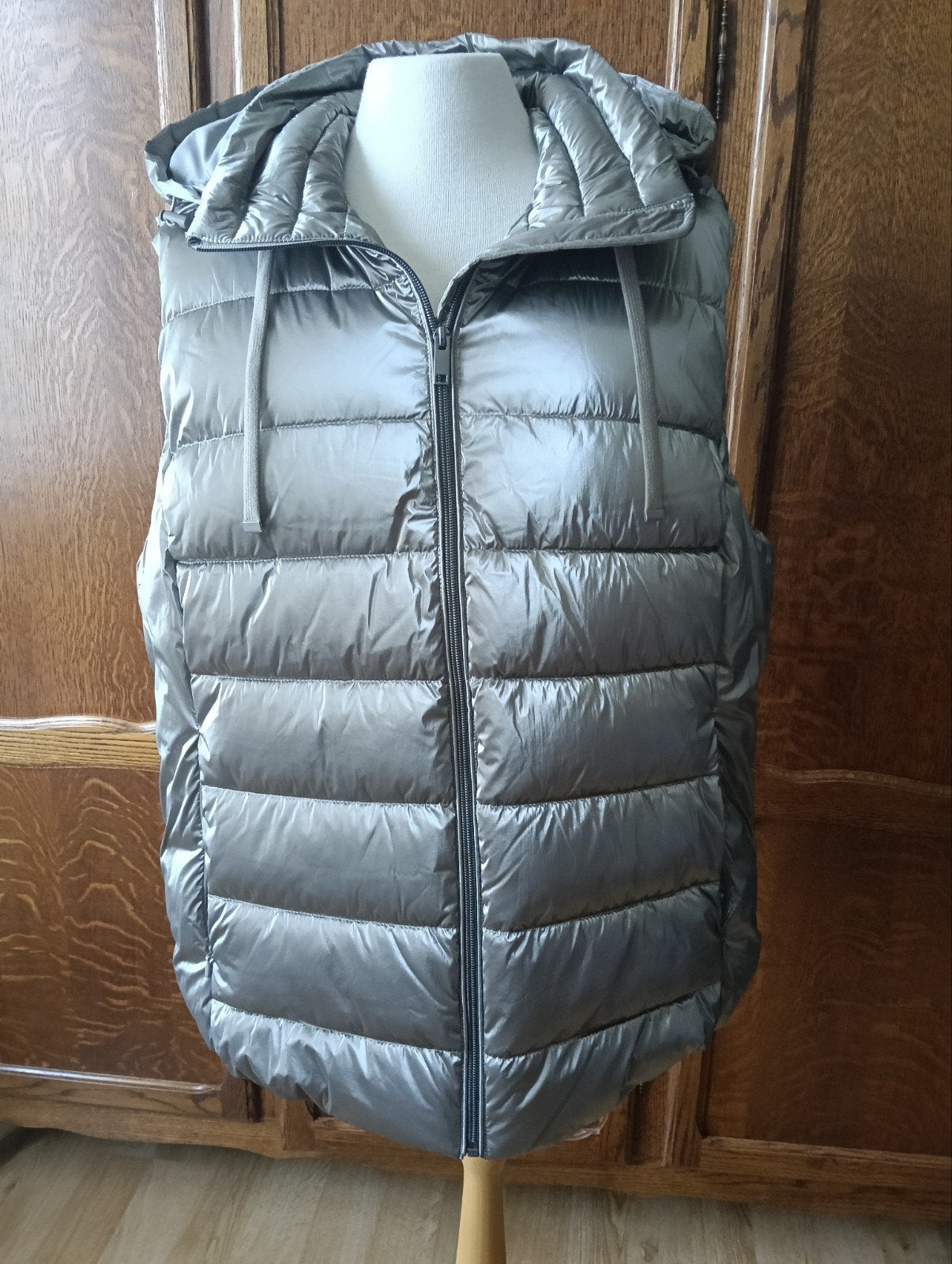 Dames bodywarmer ideaal om te wandelen of fietsen, Maat 42/44 (L), Ophalen of Verzenden, Zo goed als nieuw, Grijs