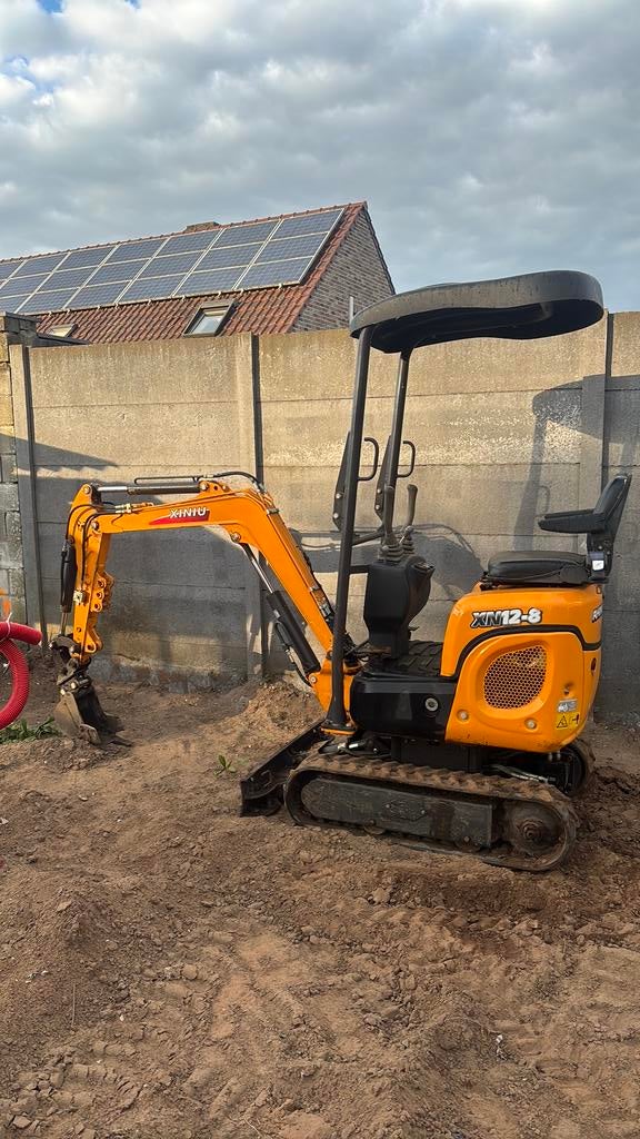 Minigraver xn12-8 met kubota motor., Ophalen, Graafmachine
