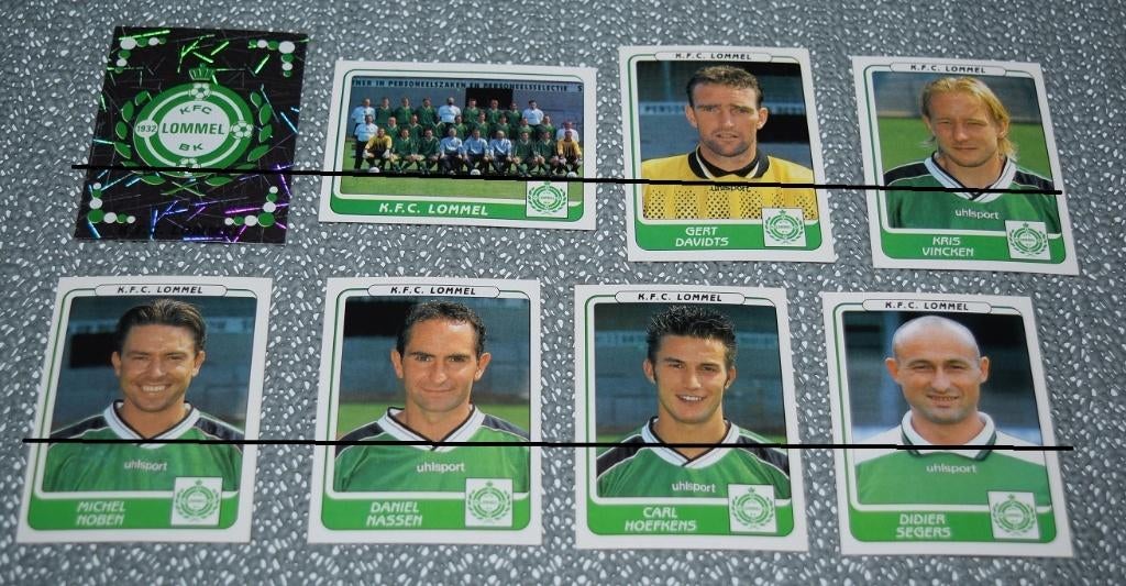 Panini Football 2002 / KFC Lommel / 16 stickers, Verzamelen, Ophalen of Verzenden, Zo goed als nieuw, Poster, Plaatje of Sticker