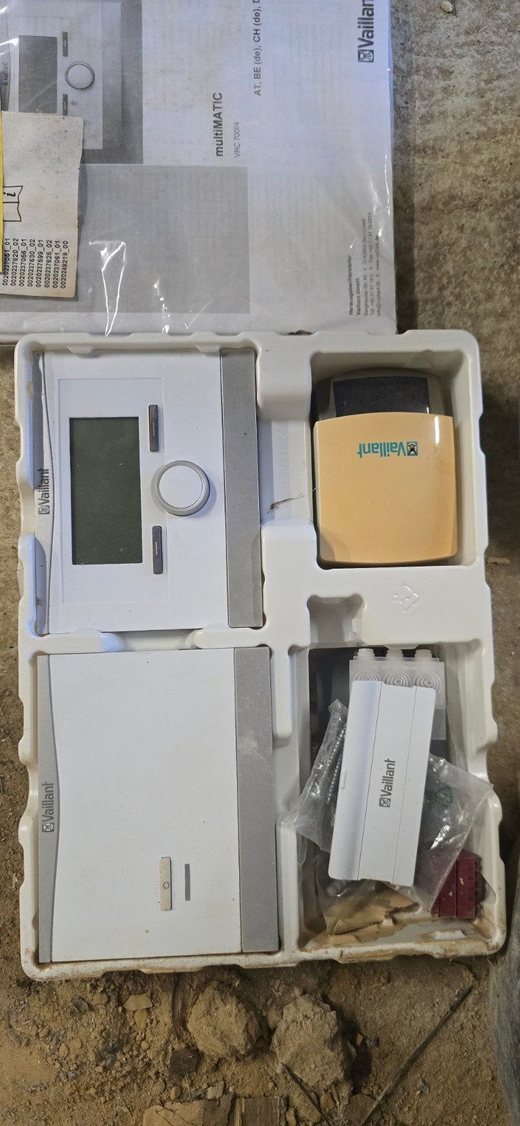 thermostat vaillant multiMATIC, Enlèvement