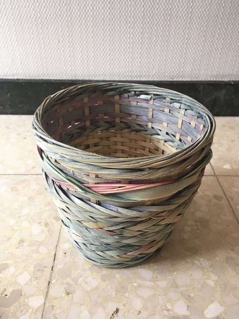 Rieten mand, Huis en Inrichting, Ophalen of Verzenden, Gebruikt, Riet, Mand