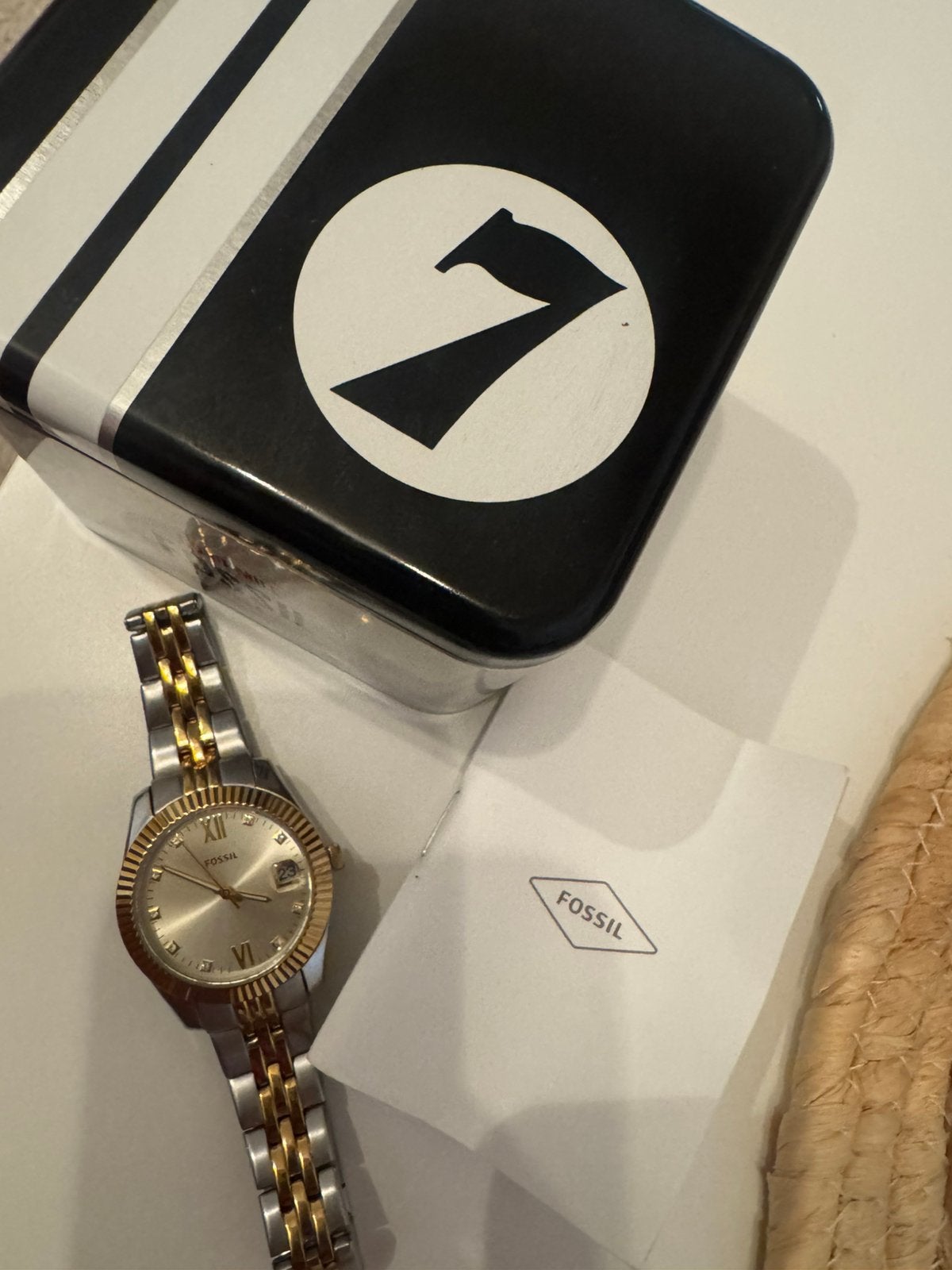 Horloge / fossil dames, Handtassen en Accessoires, Horloges | Dames, Ophalen, Fossil, Polshorloge, Zo goed als nieuw
