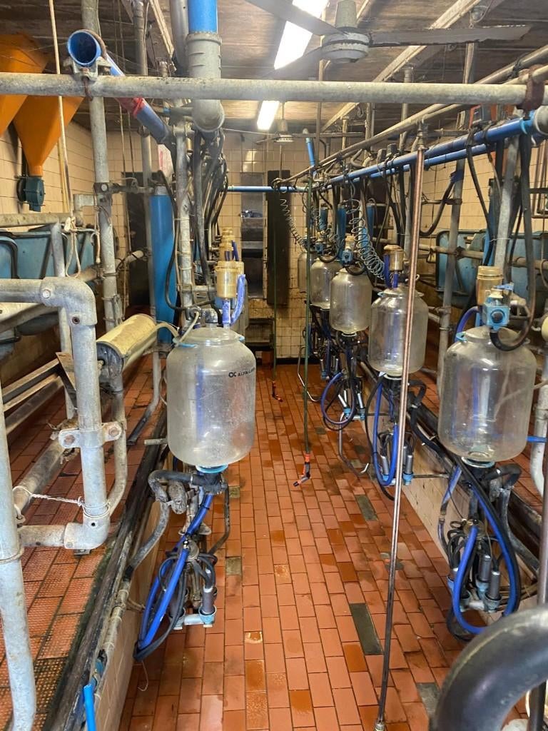 Melkmachine Alfa Laval, Ophalen, Melktechniek