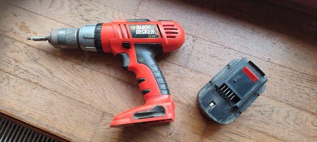 Perceuse Black et Decker avec accu, Enlèvement ou Envoi, Utilisé, Perceuse