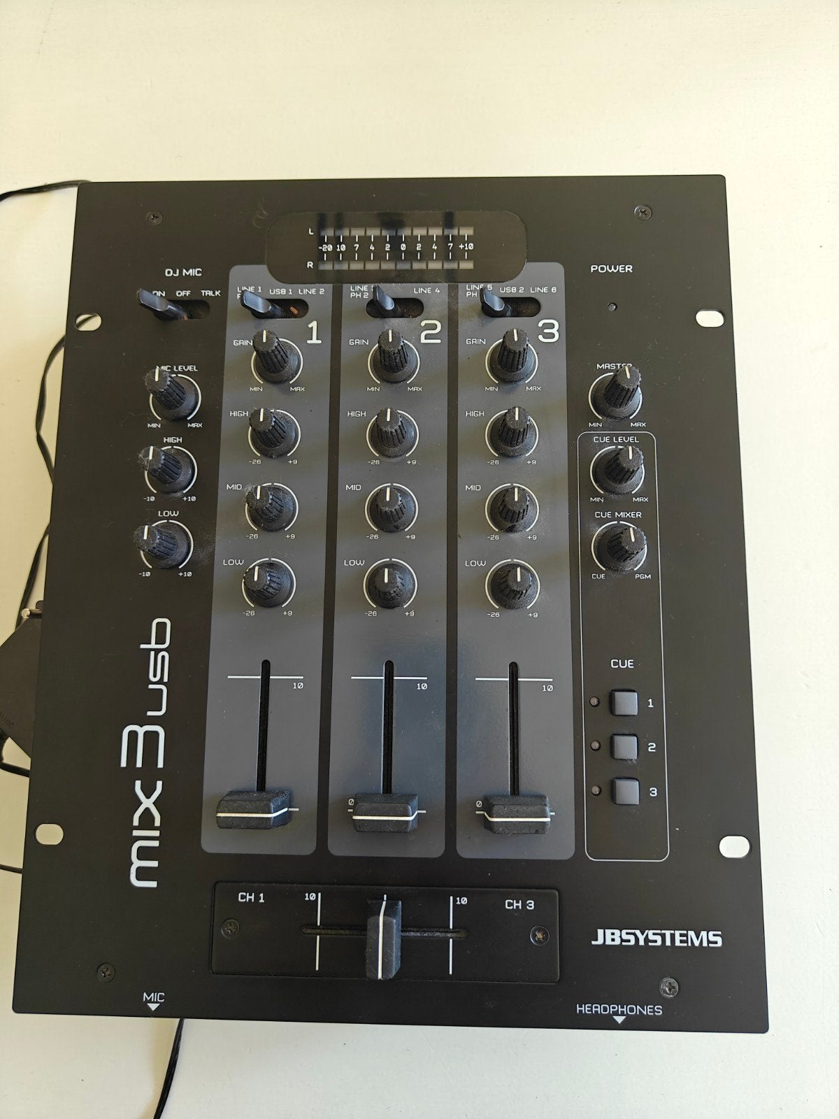 JB Systems mix3usb, Muziek en Instrumenten, Ophalen, Zo goed als nieuw, Minder dan 5 kanalen, Microfooningang