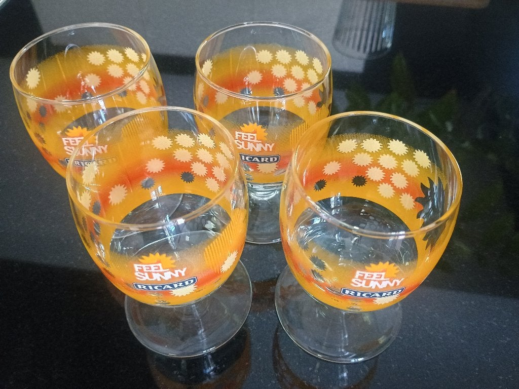 Ricard glazen Feel Sunny, Ophalen of Verzenden, Zo goed als nieuw