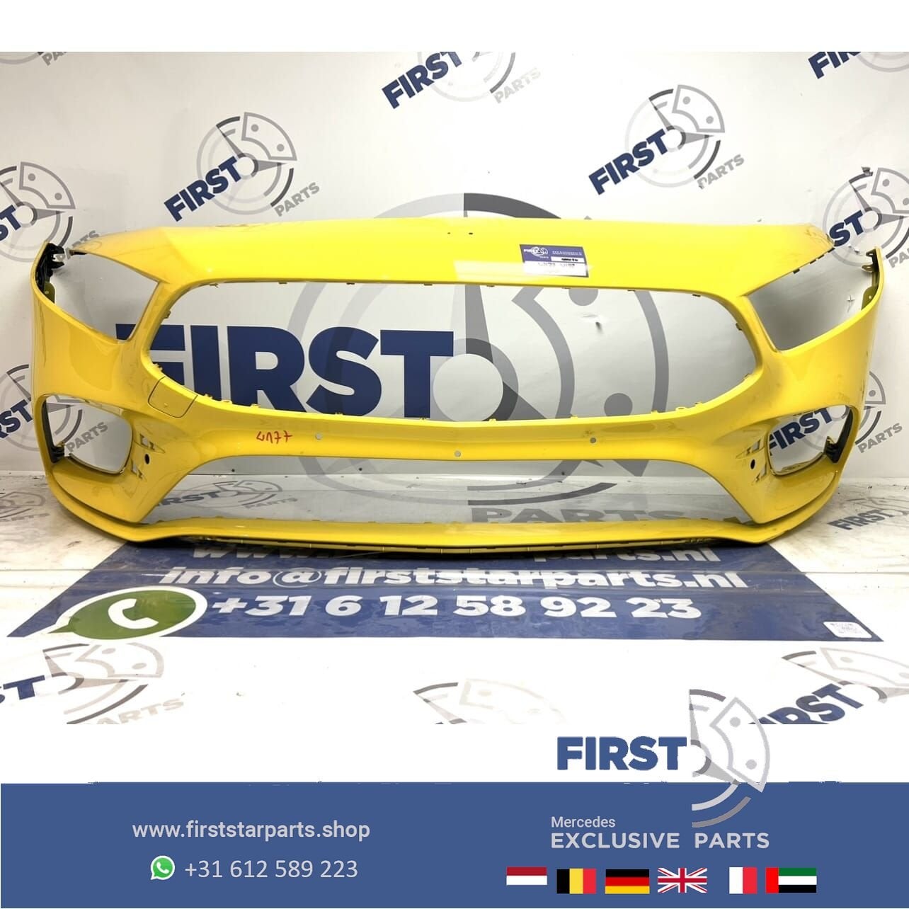 Mercedes AKlasse BUMPER 2018-2024 W177 AMG VOORBUMPER A35 ZW, Gebruikt, -, Voor, Ophalen of Verzenden