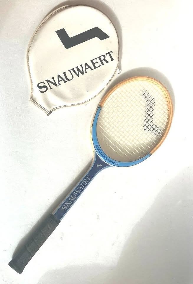 Tennisracket vintage Snauwaert Aquamarine., Sport en Fitness, Tennis, Ophalen, Gebruikt, Racket