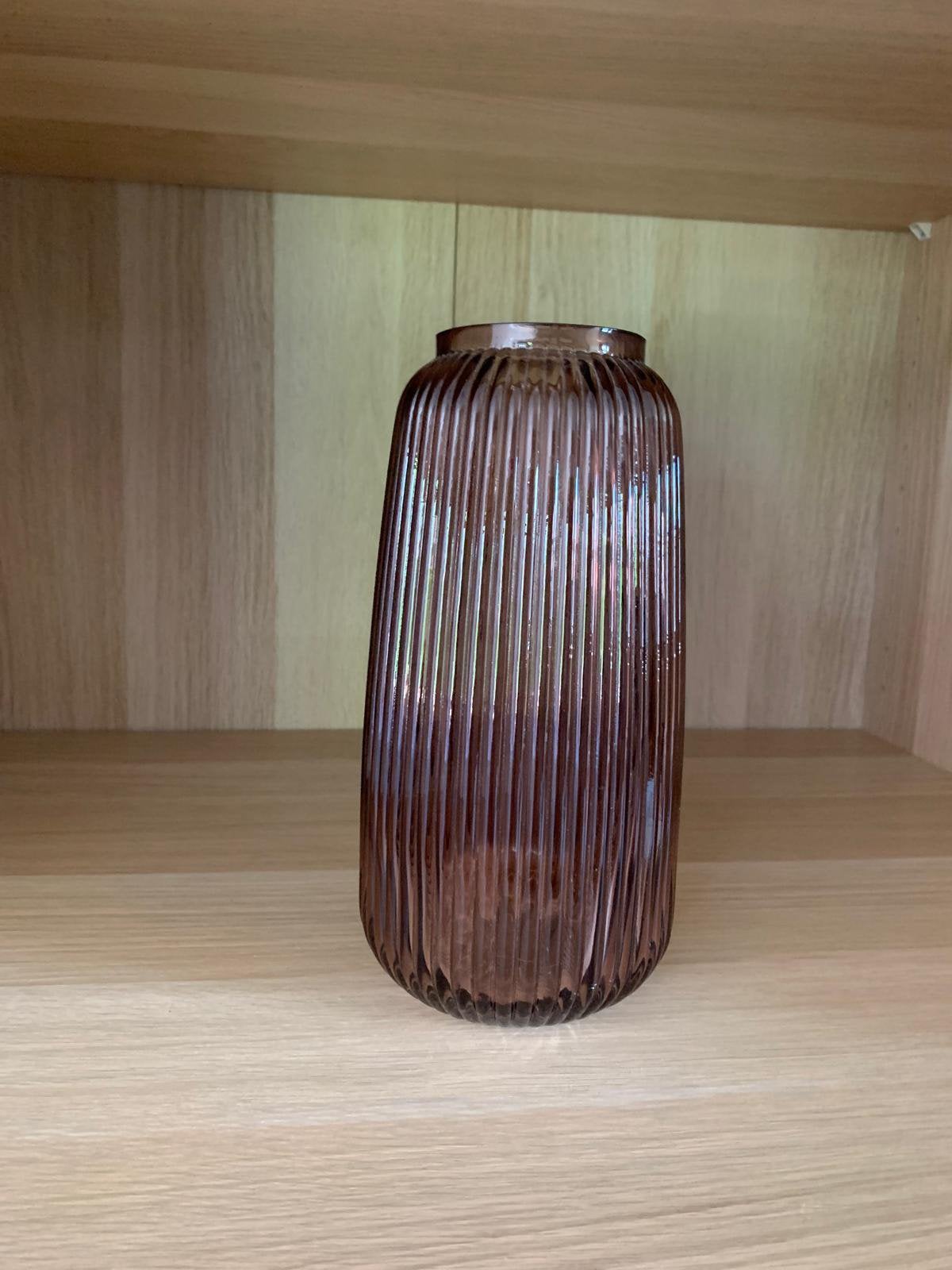 Vase marron, Maison & Meubles, Enlèvement, Comme neuf, Marron