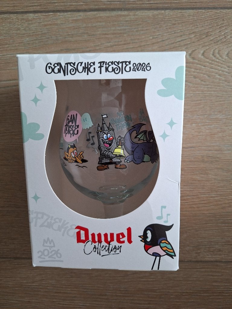 Duvel Glas Gentse Feesten 2026, Ophalen, Nieuw, Bierglas