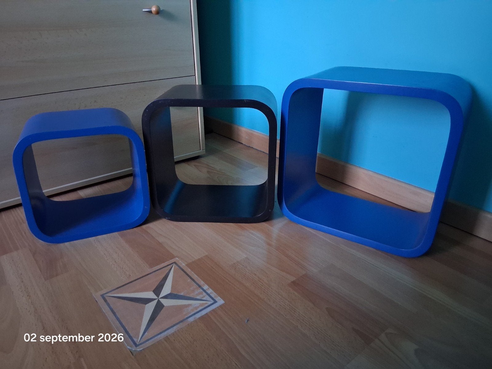 Cubes/planches, Enlèvement, Utilisé