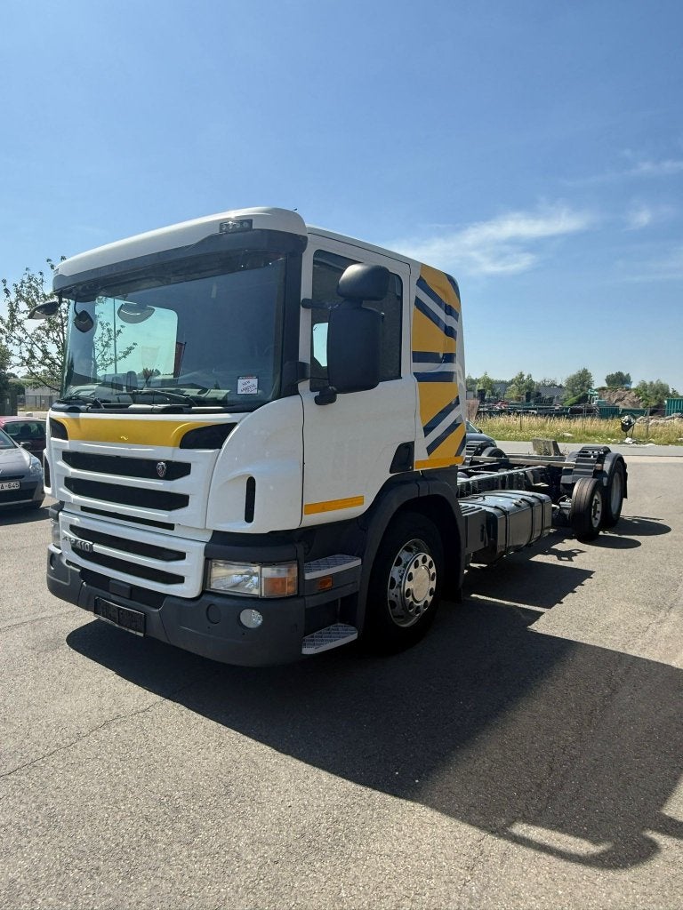 Scania Metago Pro P410 RETARDER  (Stock ID 07232), Auto's, Vrachtwagens, Euro 6, Scania, Wit, Bedrijf