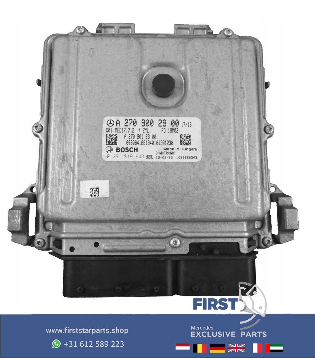 A2709002900 W176 A KLASSE C117 CLA W156 GLA MOTOR ECU MOTOR, Gebruikt, -, Ophalen of Verzenden, -