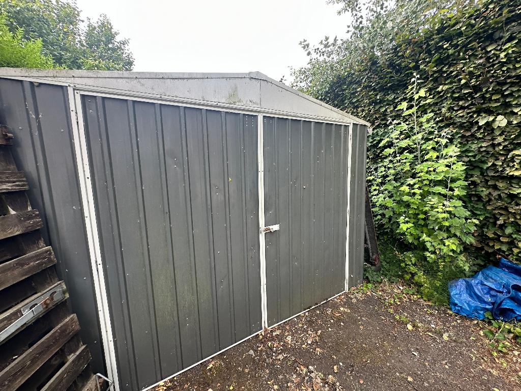 Metalen berging / Garage, Ophalen, Gebruikt, Metaal, Overige typen