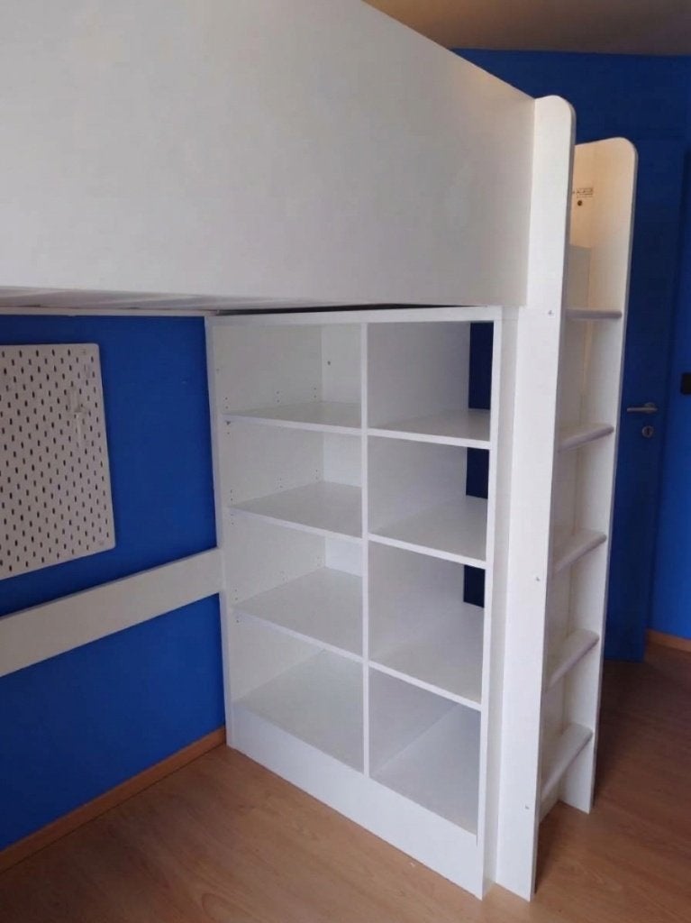 SMÅSTAD IKEA hoogslaper met boekenkast, Ophalen, Gebruikt, Hoogslaper