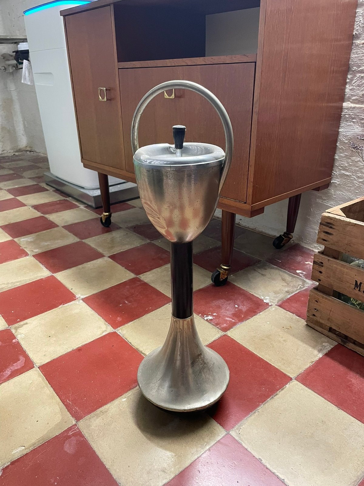 Cendrier sur pied vintage, Collections, Rétro, Maison et Meubles, Enlèvement