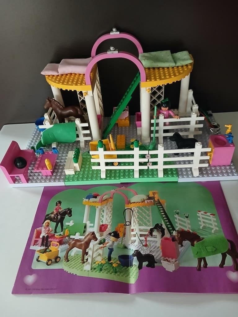 Lego Belville: 5855 Draaimolen + 5840 Metgezellen in de tuin, Kinderen en Baby's, Speelgoed | Duplo en Lego, Gebruikt, Lego, Overige typen